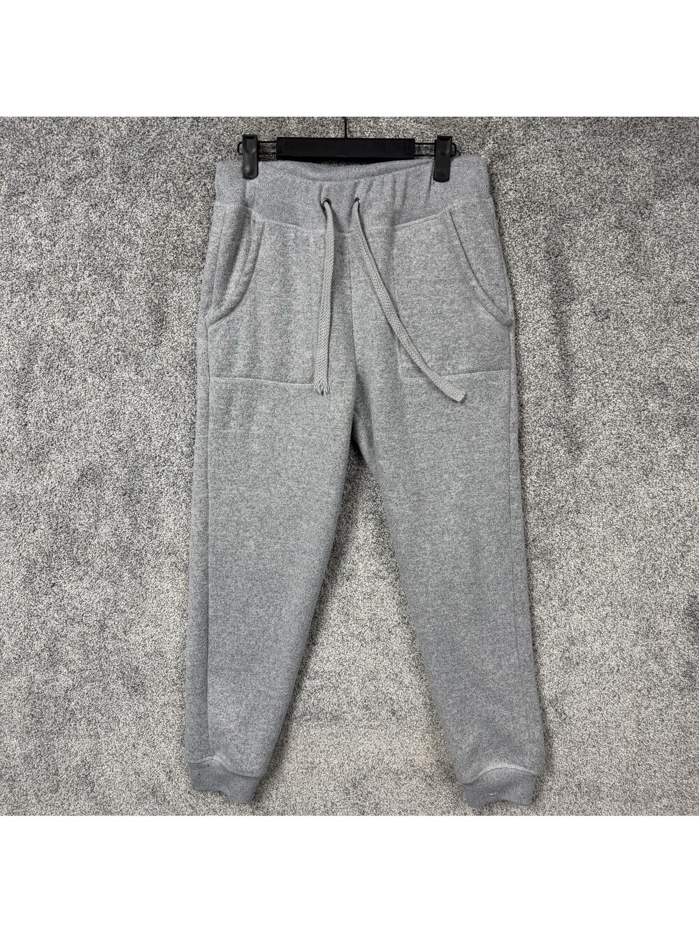 Avalanche Sweatpants Mens Medium 30x27.5 Gray Sherpa Fleece Joggers Winter Warm